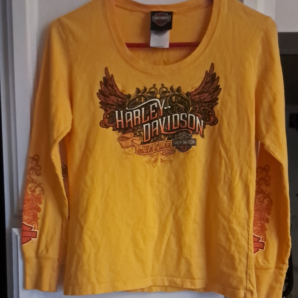 Harley-Davidson Kids Golden Long Sleeve Tee